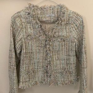 Chanel style knit coat